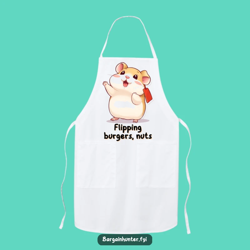 Funny Playful Hamster Apron - Acrobat Chef's Style