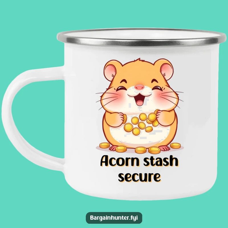 Funny Hamster Camping Mug: Adventure Fuel for Savers, A Funny Gift!