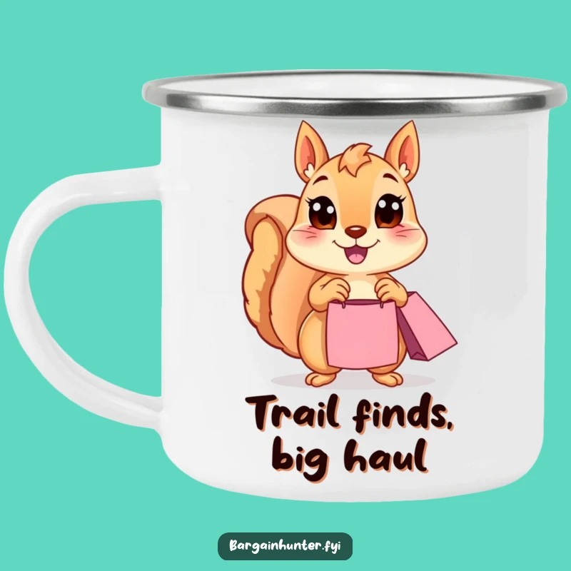 Funny Squirrel Camping Mug: Happy Shopper's Perfect Outdoor Gift
