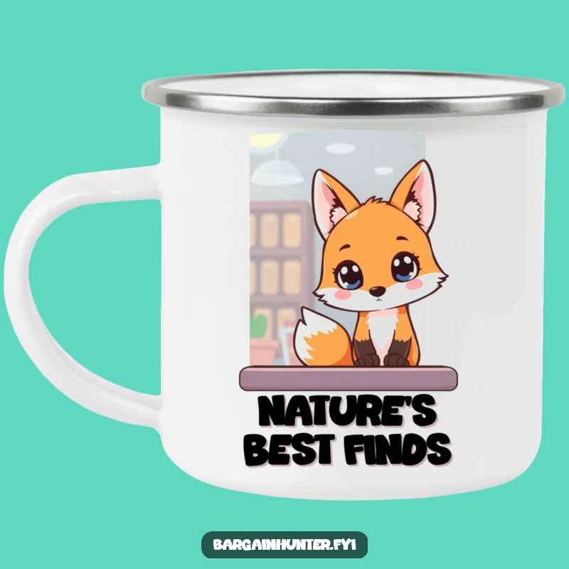 Funny Fox Camp Mug, Adventurous Funny Gift for Outdoorsy Folks