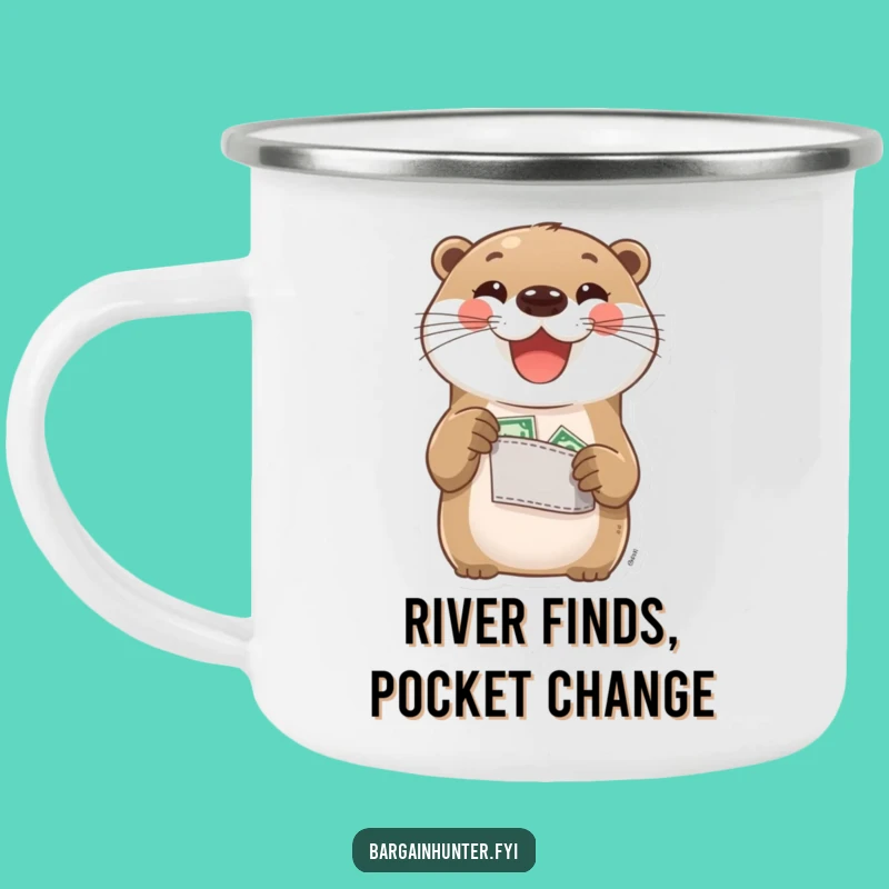 Funny Otter Camping Mug: Proud Saver's Perfect Outdoor Gift