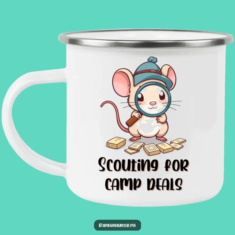 Funny Mouse Camp Mug, Durable Funny Gift for Outdoor Explorers