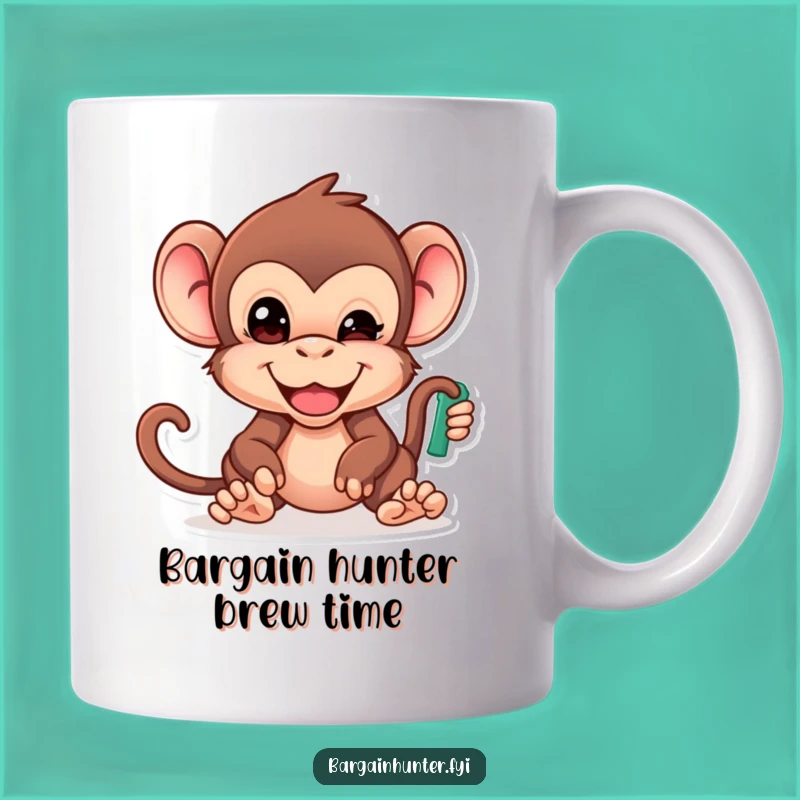 Funny Cheeky Monkey Mug: The Ultimate Bargain Hunter's Funny Gift!