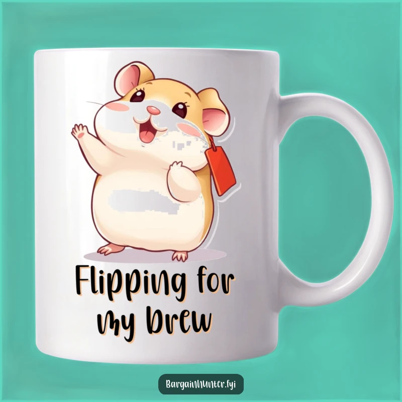 Funny Playful Hamster Mug - Flipping Acrobat Gift