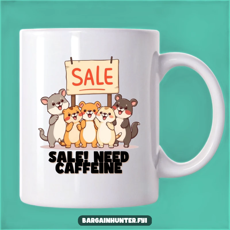 Funny Animals Sale Sign Mug - Exciting Deals Funny Gift!