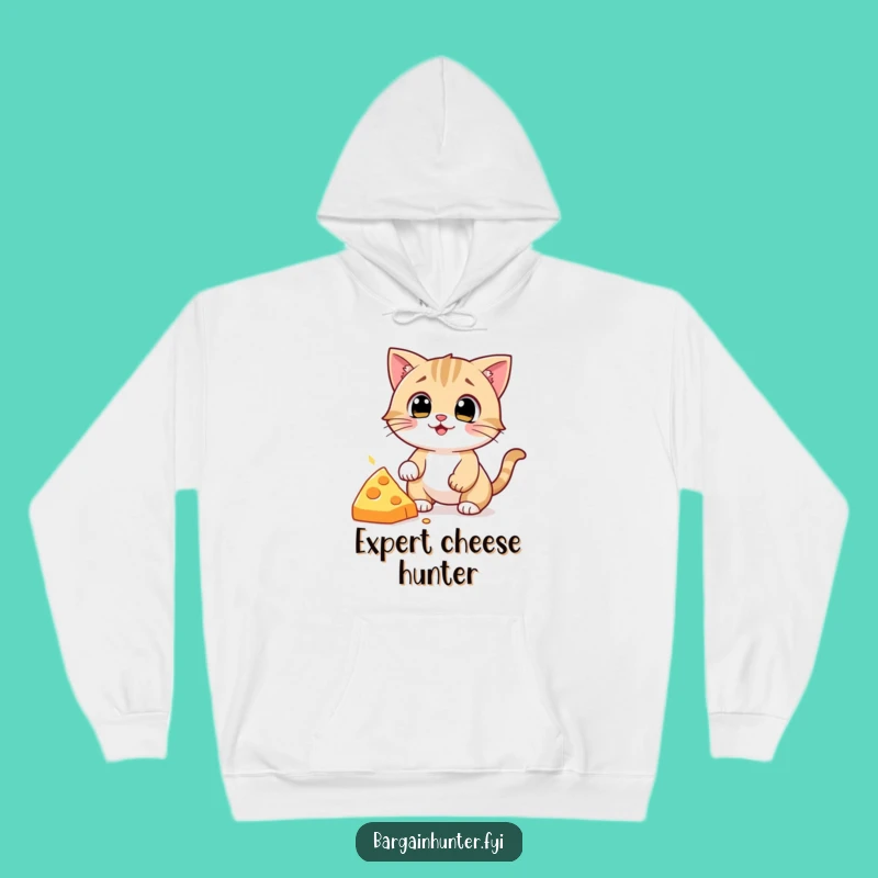 Funny Cat Cheese Snatcher Hoodie: Cozy & Hilarious Gift for Cat Enthusiasts