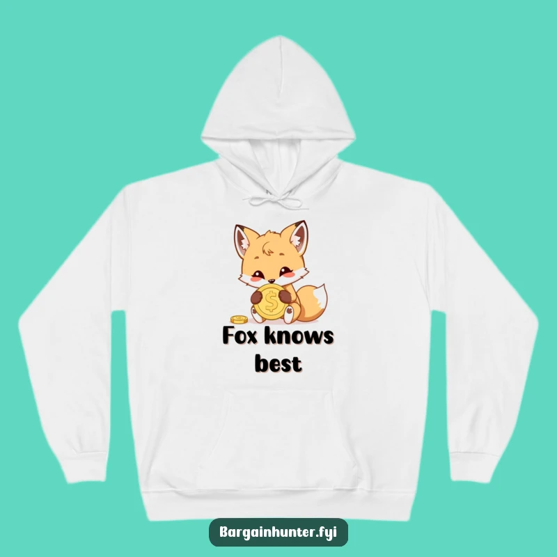 Funny Fox Cub Hoodie: Cozy Up with Mischievous Charm