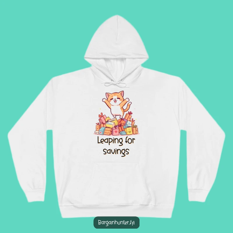 Cozy Funny Cat Sale Hoodie, Warm and Comical Casual Wear, Great Gift