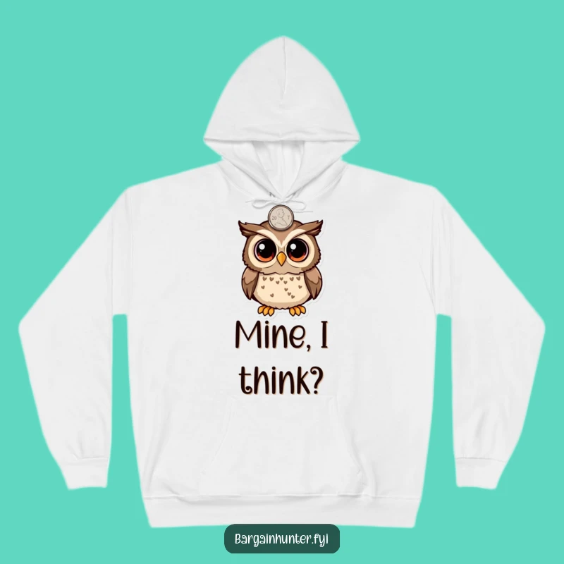 Funny Owl Penny Surprise Hoodie - Cozy Surprise & Luck Gift