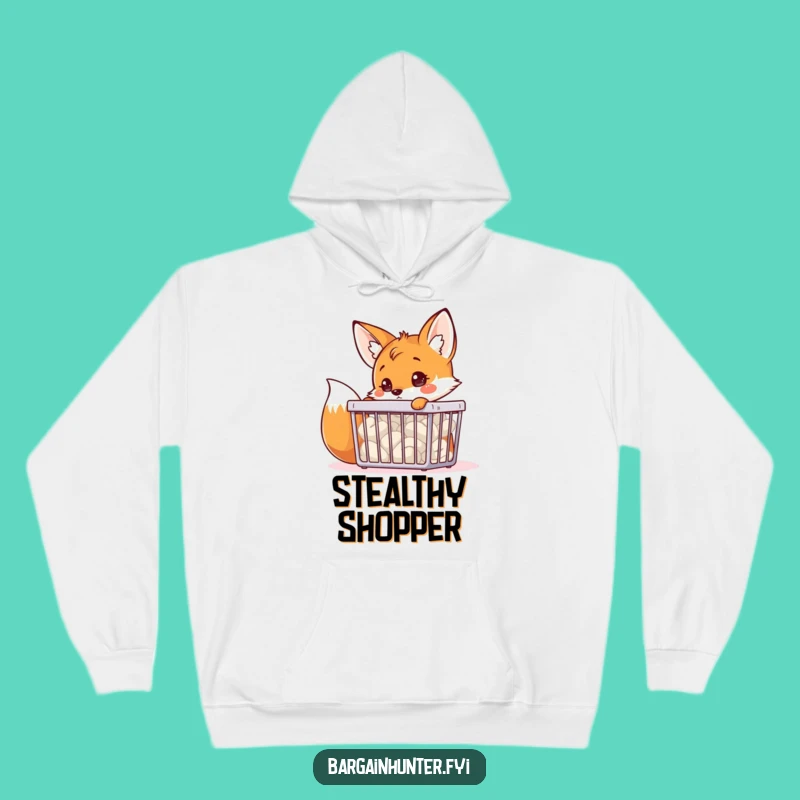 Funny Fox Bargain Hunter Hoodie: Cozy Up with Your Favorite Deal Seeker
