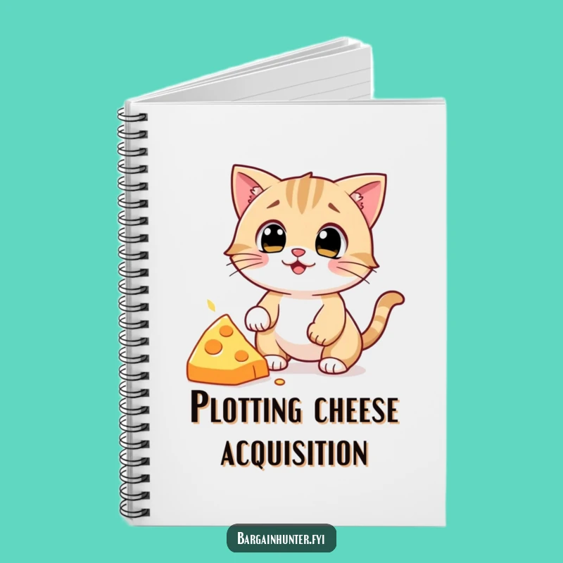 Funny Cat Cheese Snatcher Notebook: Hilarious Journal for Cat Lovers, Perfect Gift