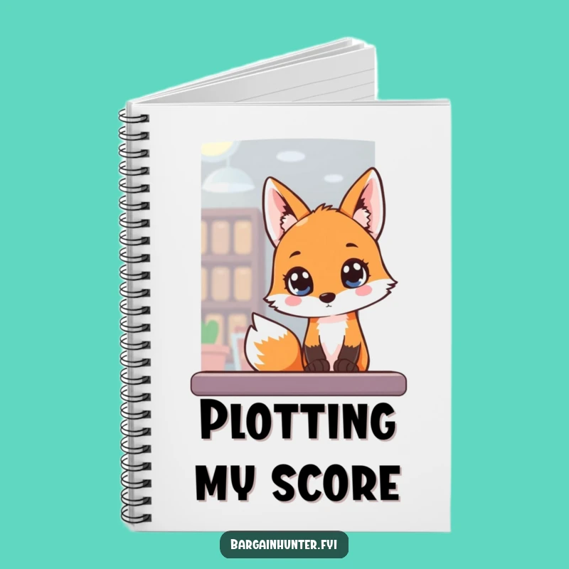Funny Fox Idea Notebook, Creative Funny Gift for Thinkers