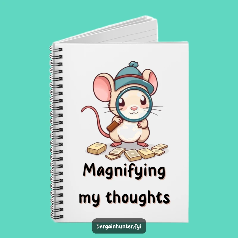 Funny Mouse Planner Notebook, Organized Funny Gift for Shoppers