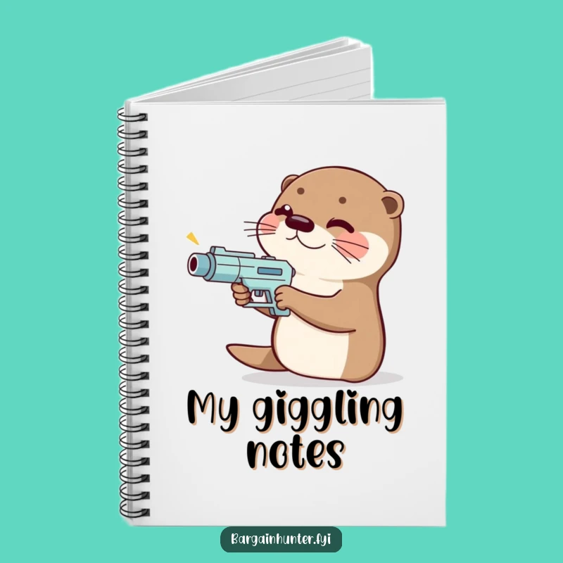Funny Otter Price Gun Notebook: Giggling Notes, Perfect Funny Gift for Shoppers