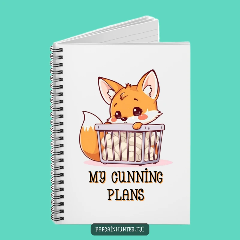 Funny Fox Bargain Bin Notebook: Jot Down Finds with Curious Style