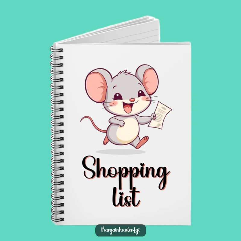 Funny Joyful Mouse Receipt Notebook: Jot Down Your Happy Thoughts!