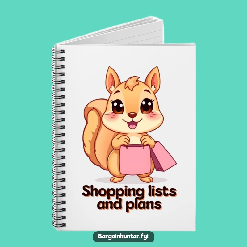 Funny Squirrel Notebook: Jot Down Ideas with This Shopper's Perfect Gift