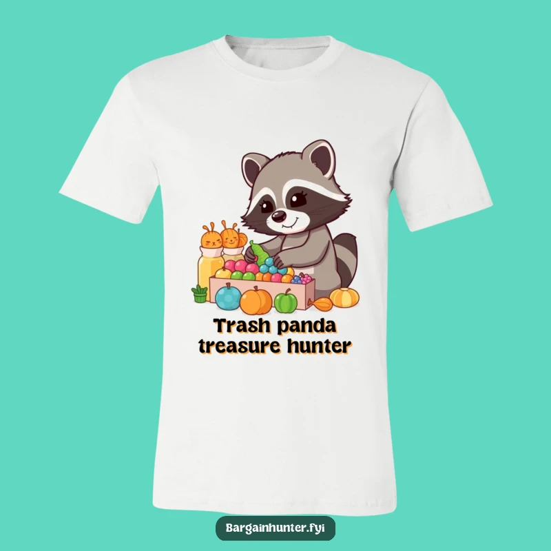 Funny Raccoon Collector Tee: Wear Your Love for Finds with this Shirt