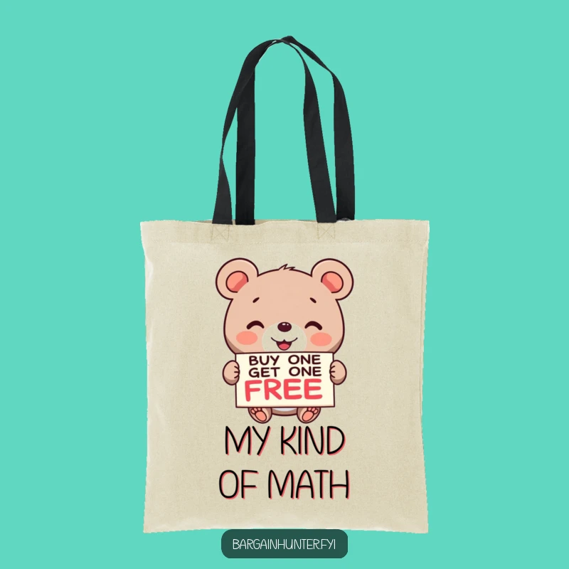 Funny Bear BOGO Tote Bag: Carry Your Finds in Style with this Hilarious Bag