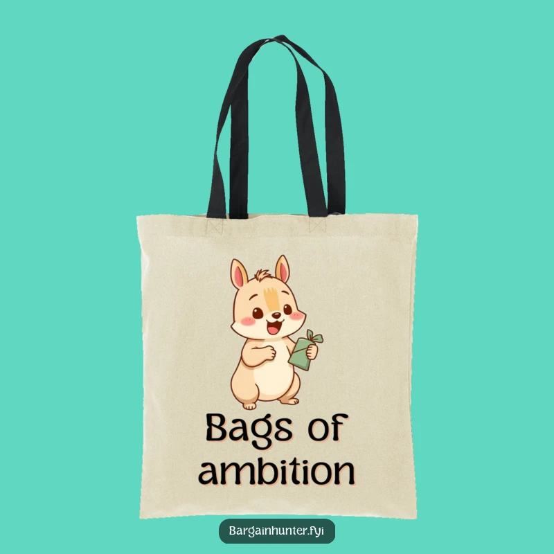 Funny Squirrel Tote Bag: Carry Your Treasures with this Trading Design